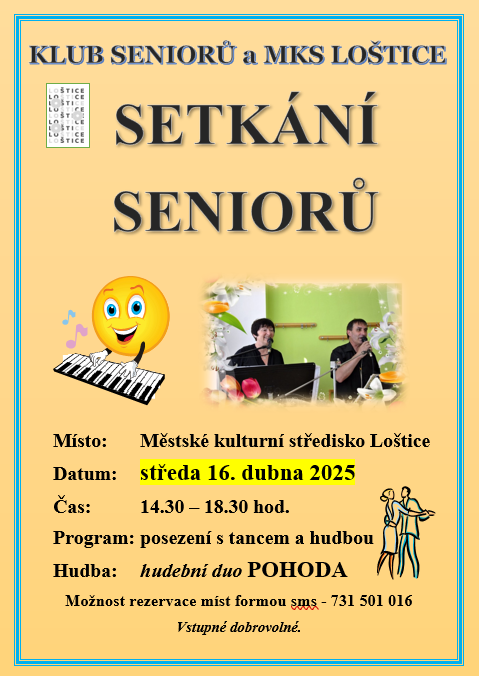 SENIOŘI 16.4.2025