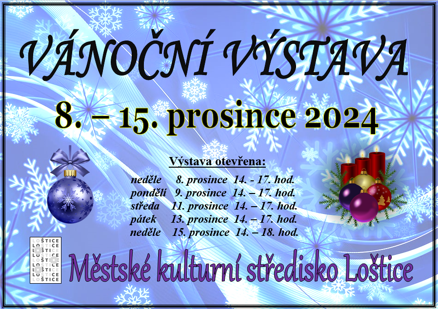 vánoční výstava 2024